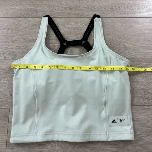 Adidas Parley Run For The Oceans Cropped Tank Top - Picture 5 of 13